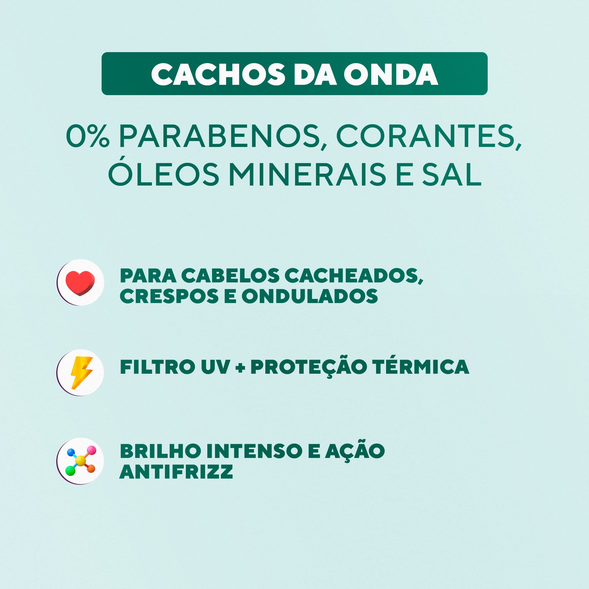 DaBelle Creme de Pentear 550g - Cachos da Onda 550g 3