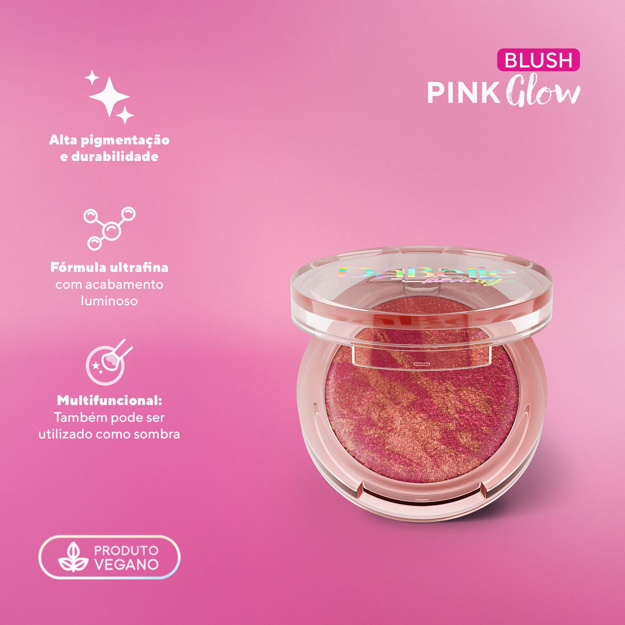 Blush DaBelle Beauty - Pink Glow Pink Glow 7