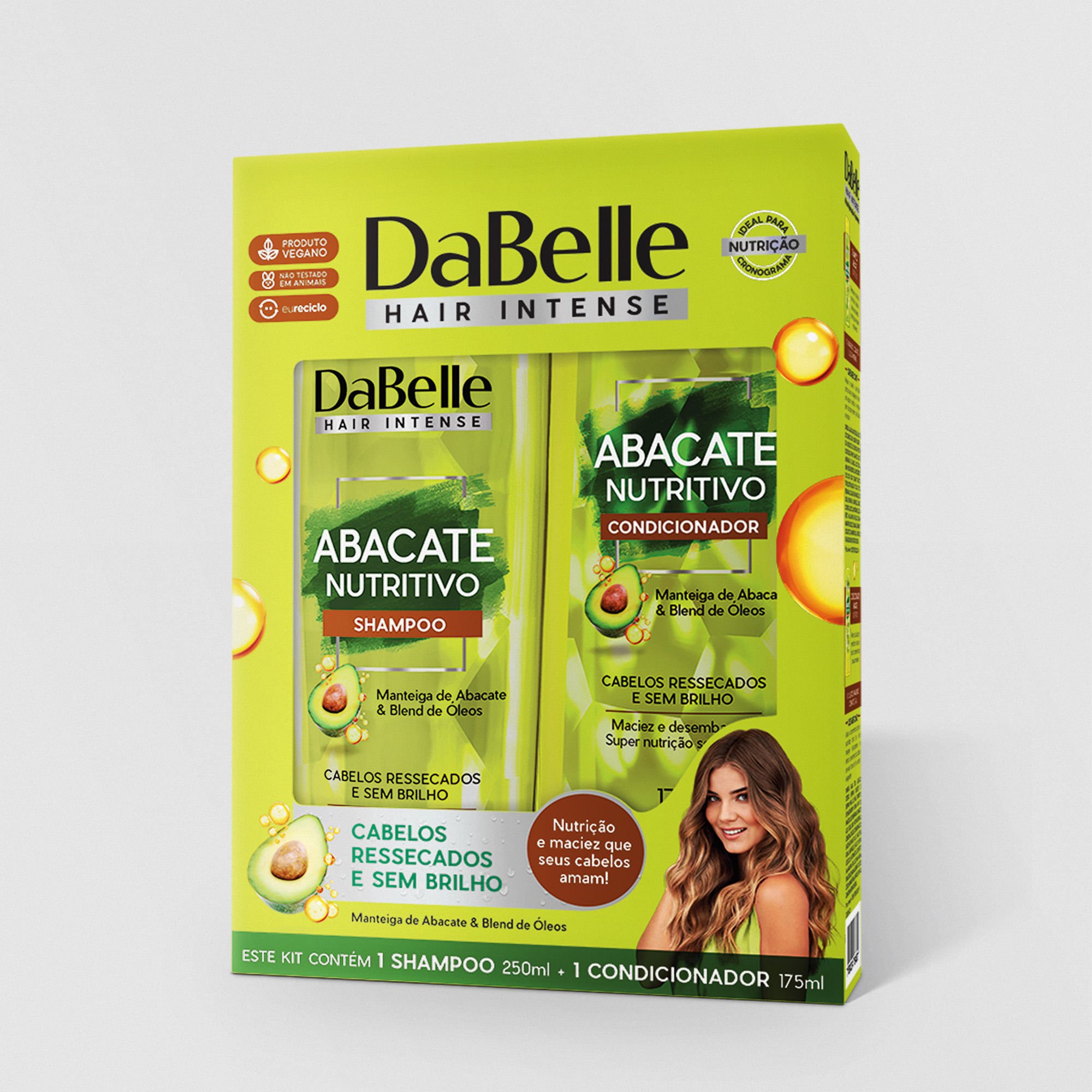 DaBelle Kit Shampoo + Condicionador - Abacate Nutritivo