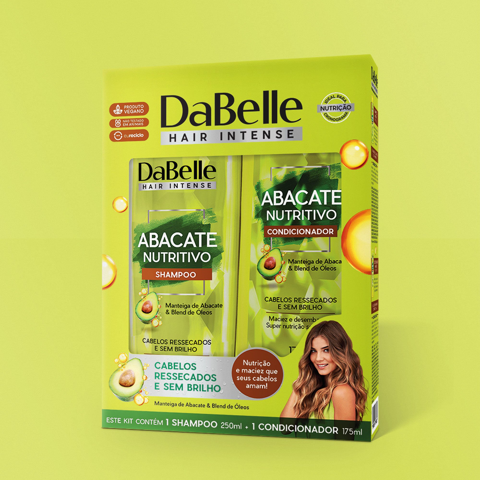 DaBelle Kit Shampoo + Condicionador - Abacate Nutritivo ÚNICO 2