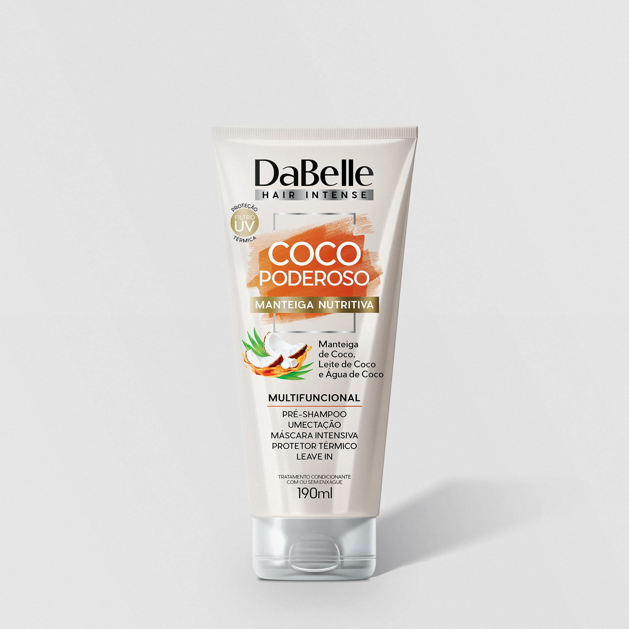 DaBelle Manteiga Capilar - Coco Poderoso 190ml 4