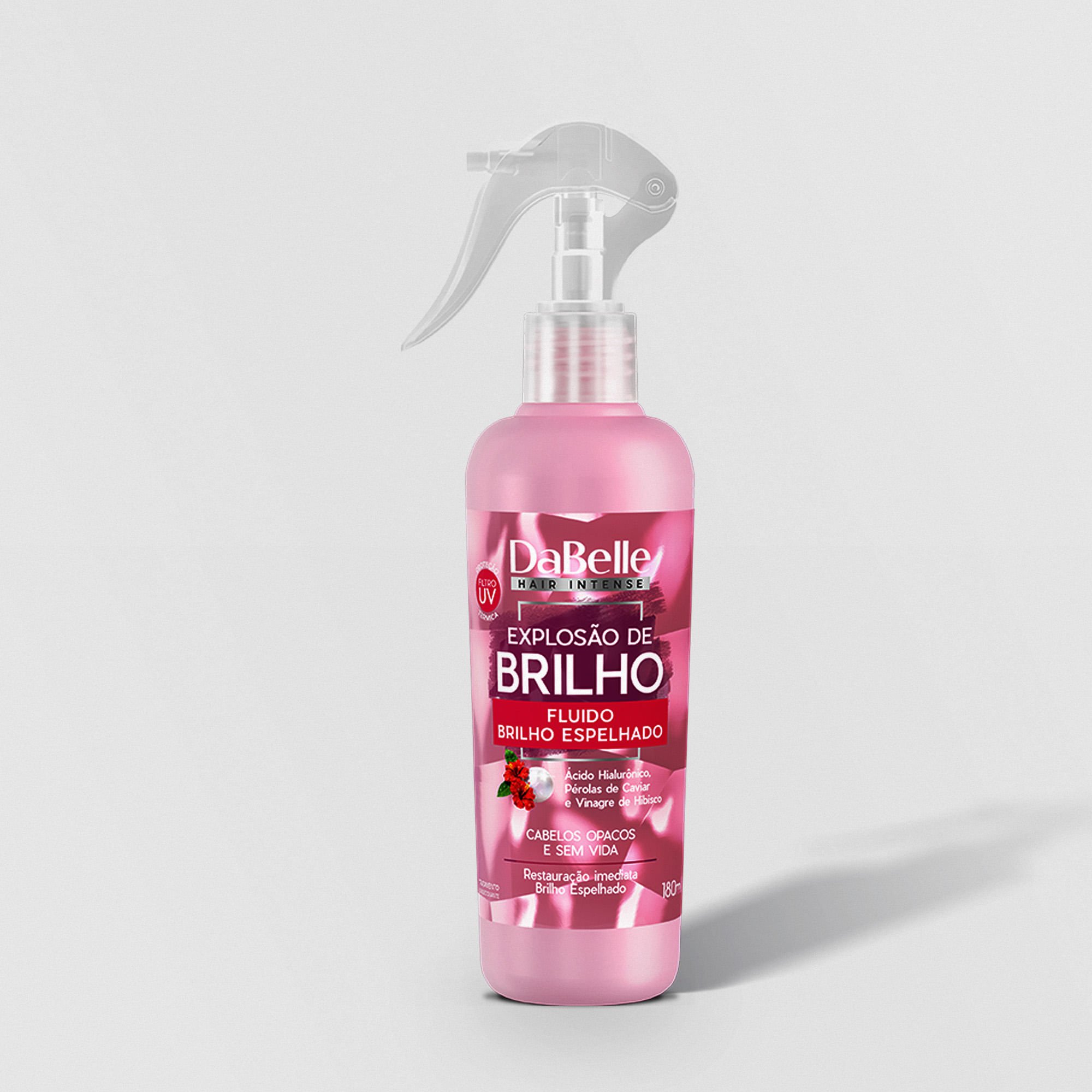 Fluido Brilho Espelhado Explosão de Brilho Dabelle Hair 180ml