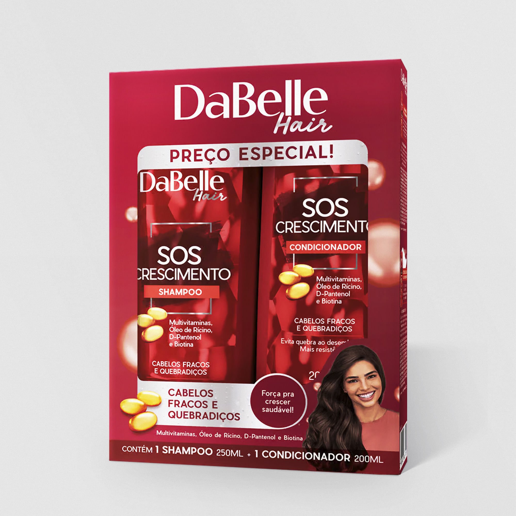 DaBelle Kit Shampoo + Condicionador - SOS Crescimento