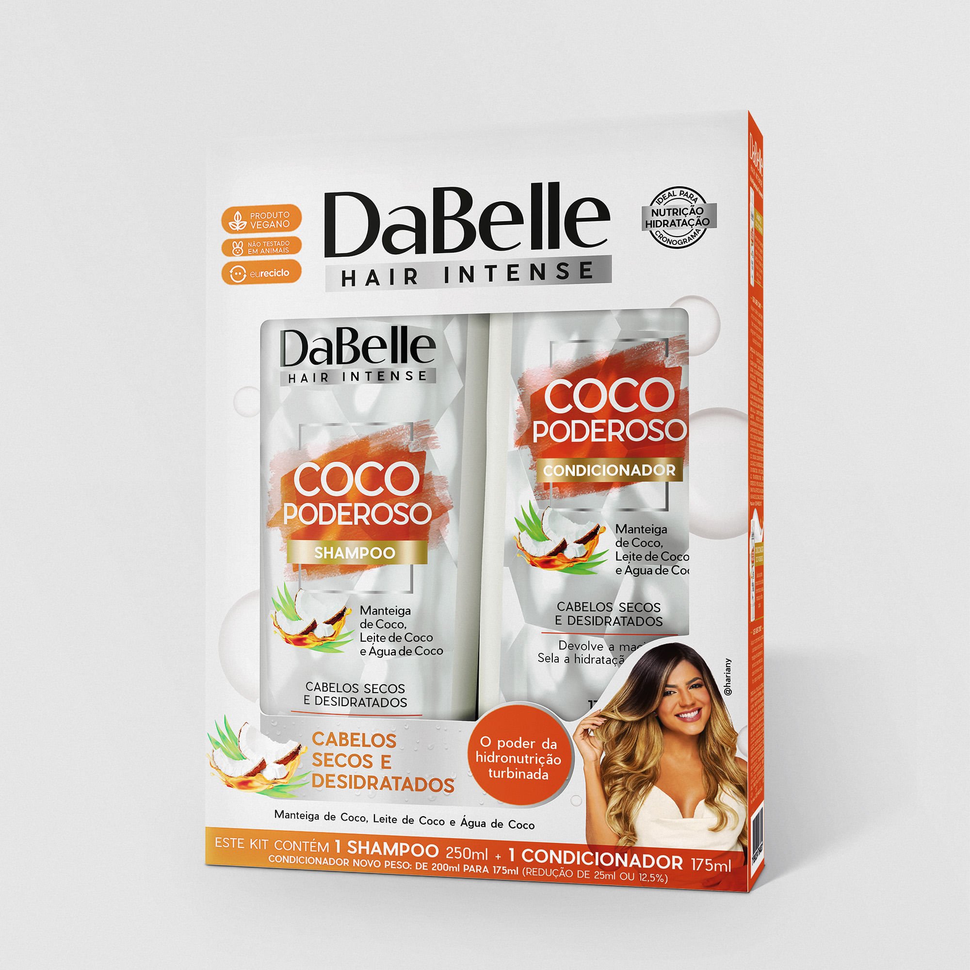 DaBelle Kit Shampoo + Condicionador - Coco Poderoso