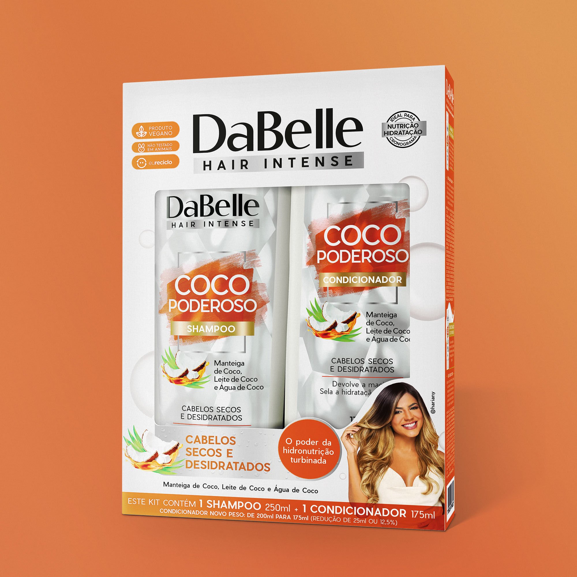 DaBelle Kit Shampoo + Condicionador - Coco Poderoso ÚNICO 2