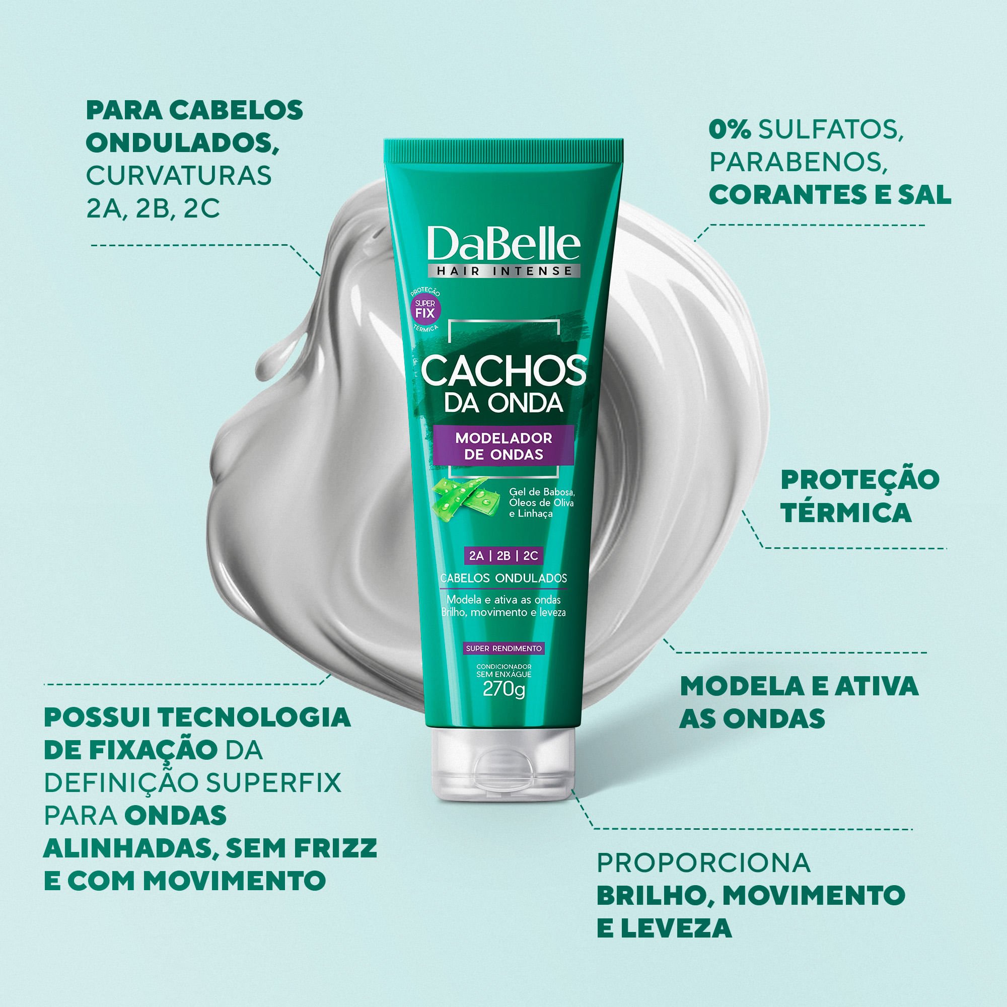 DaBelle Modelador de Ondas 2ABC - Cachos da Onda 270g 2