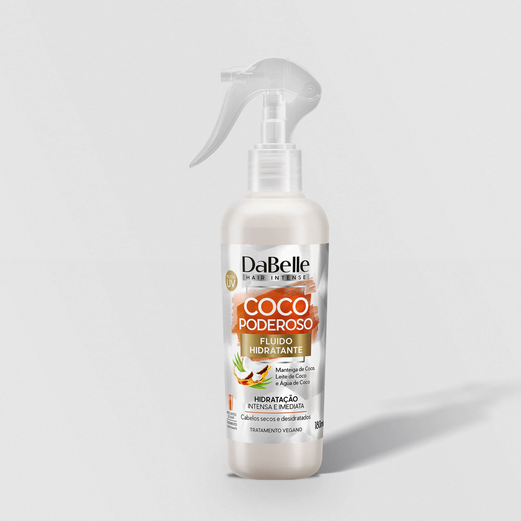 Fluido Hidratante Coco Poderoso Dabelle Hair 180ml