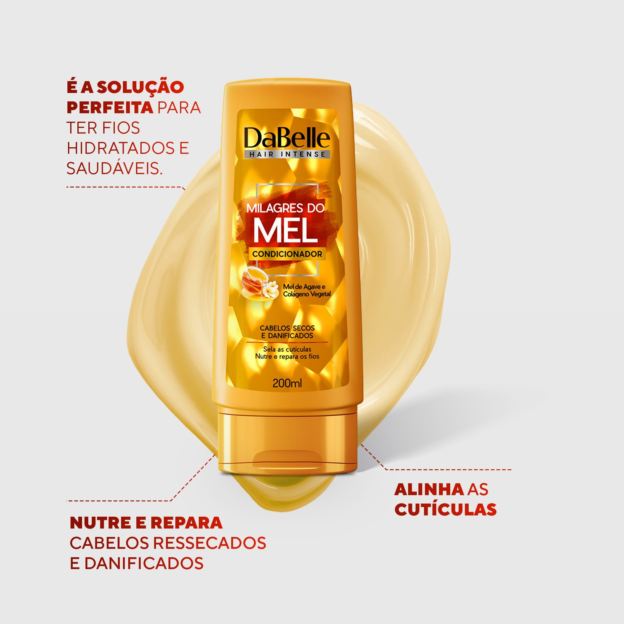 Kit Completo Milagres do Mel Dabelle Hair 400g - 7 Produtos ÚNICO 3