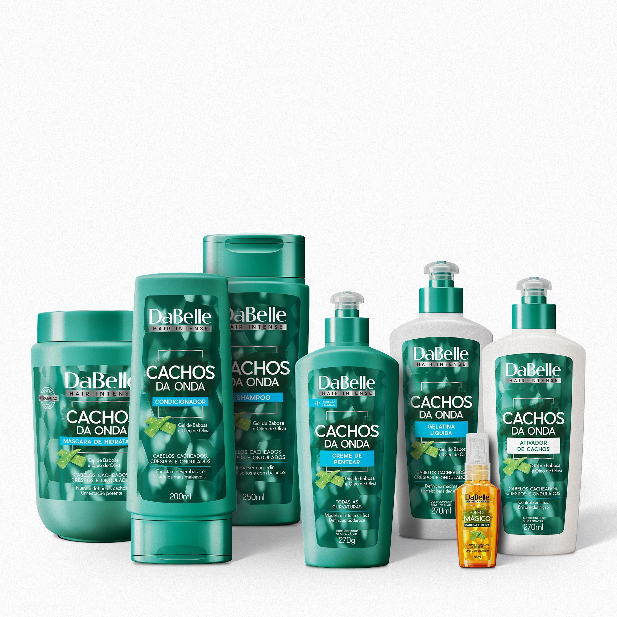 Kit Cachos da Onda Dabelle Hair - 7 Produtos