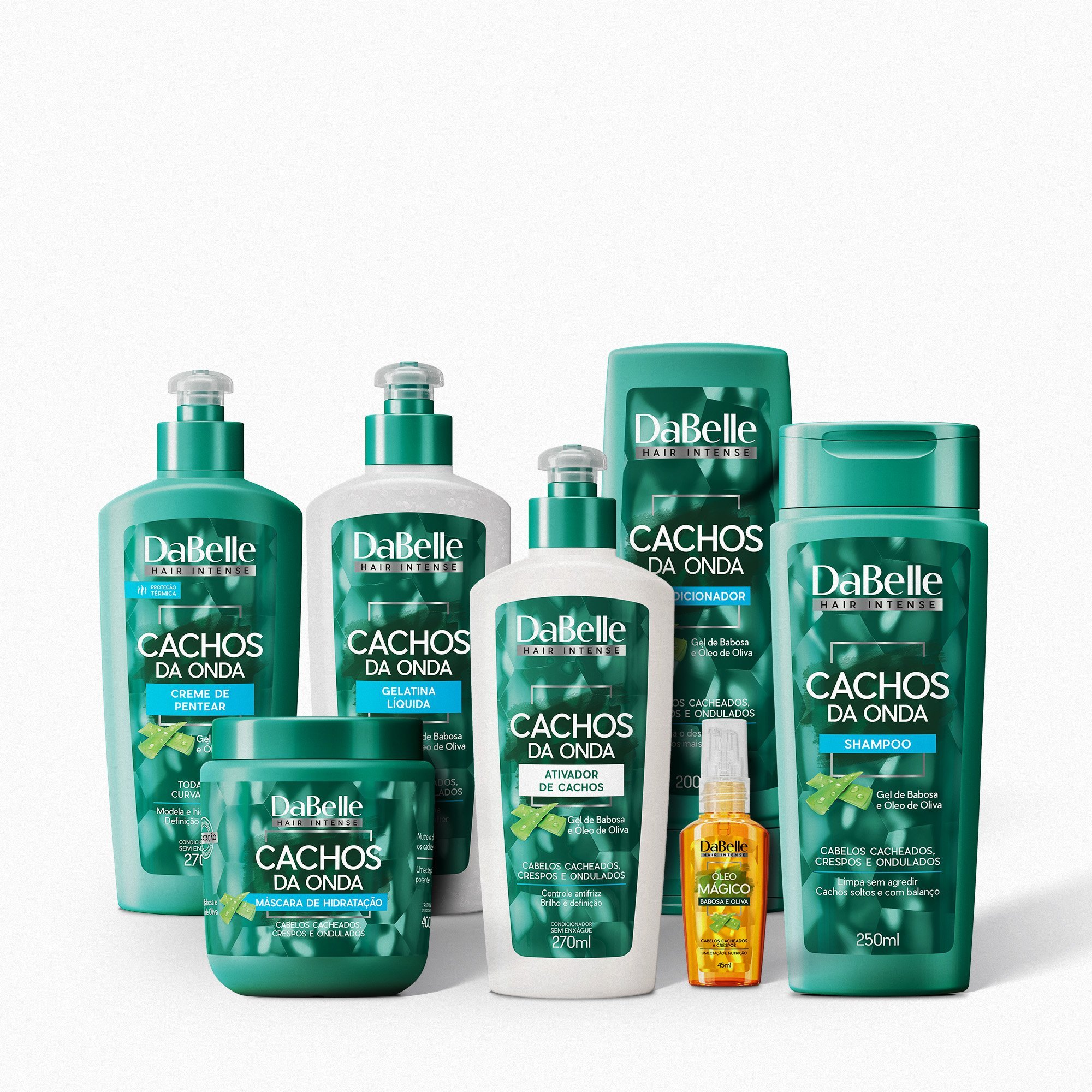 Kit Cachos da Onda Dabelle Hair 400g - 7 Produtos