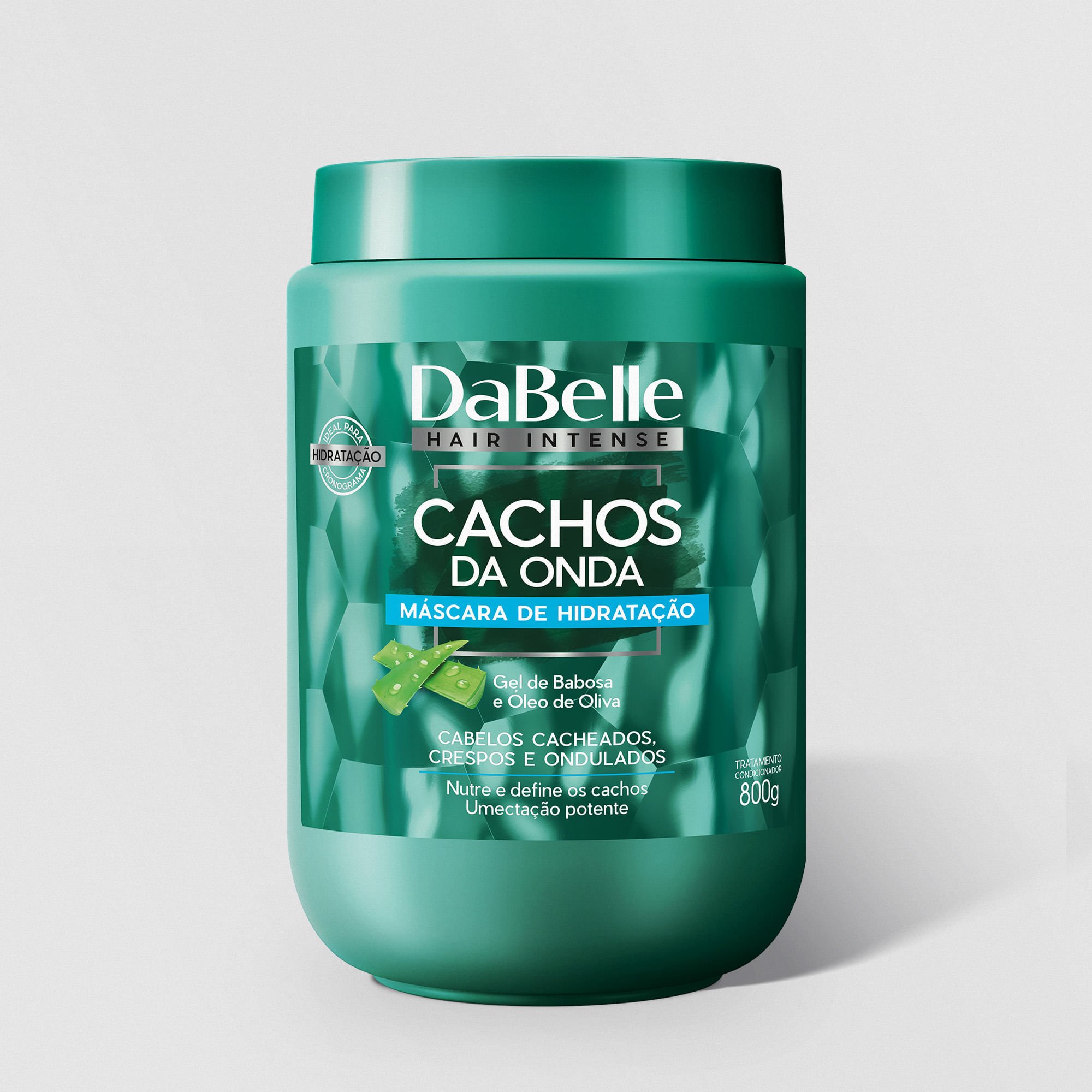 Máscara Hidratação Cachos da Onda - Dabelle Hair 800g