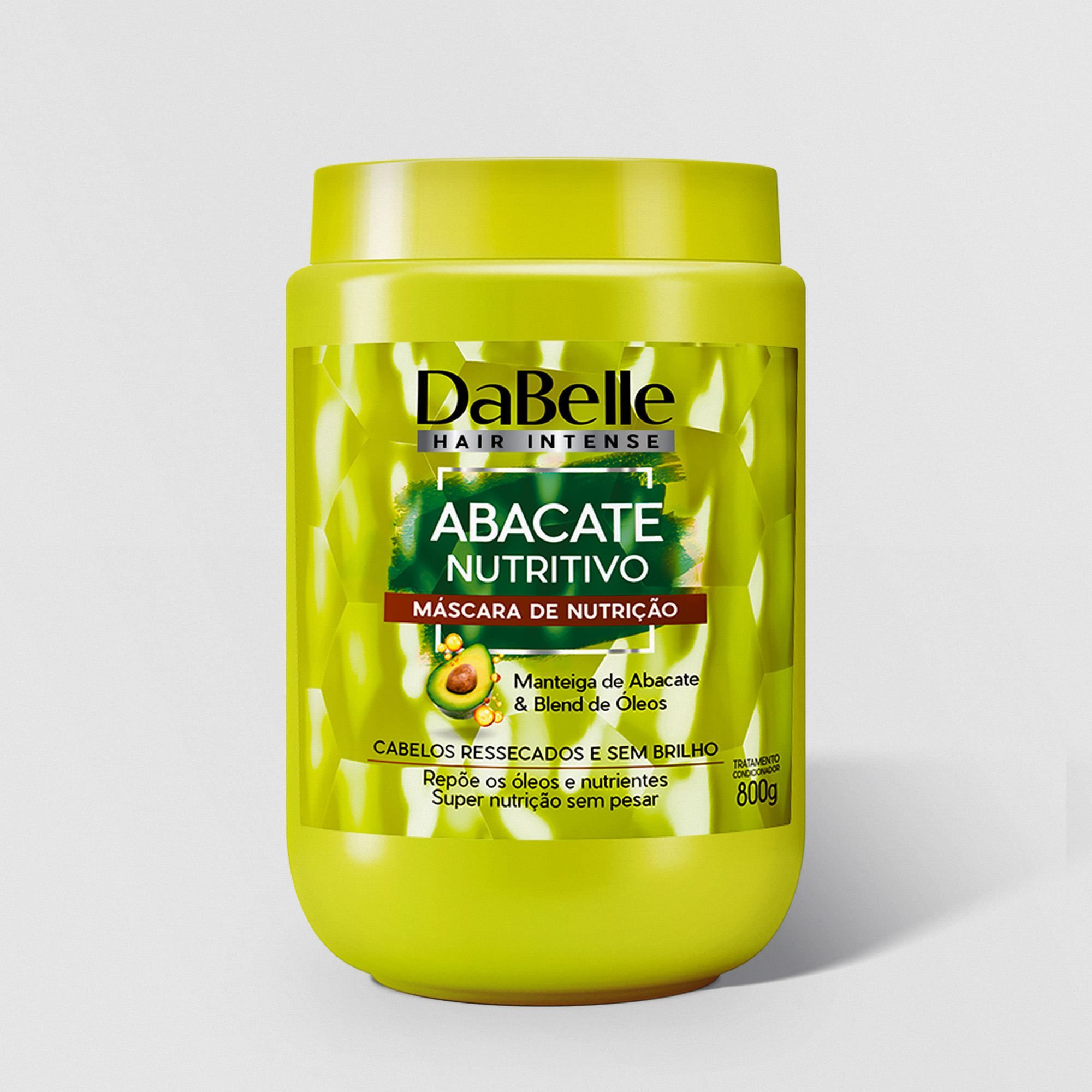 Máscara Hidratação Abacate Nutritivo - Dabelle Hair 800g