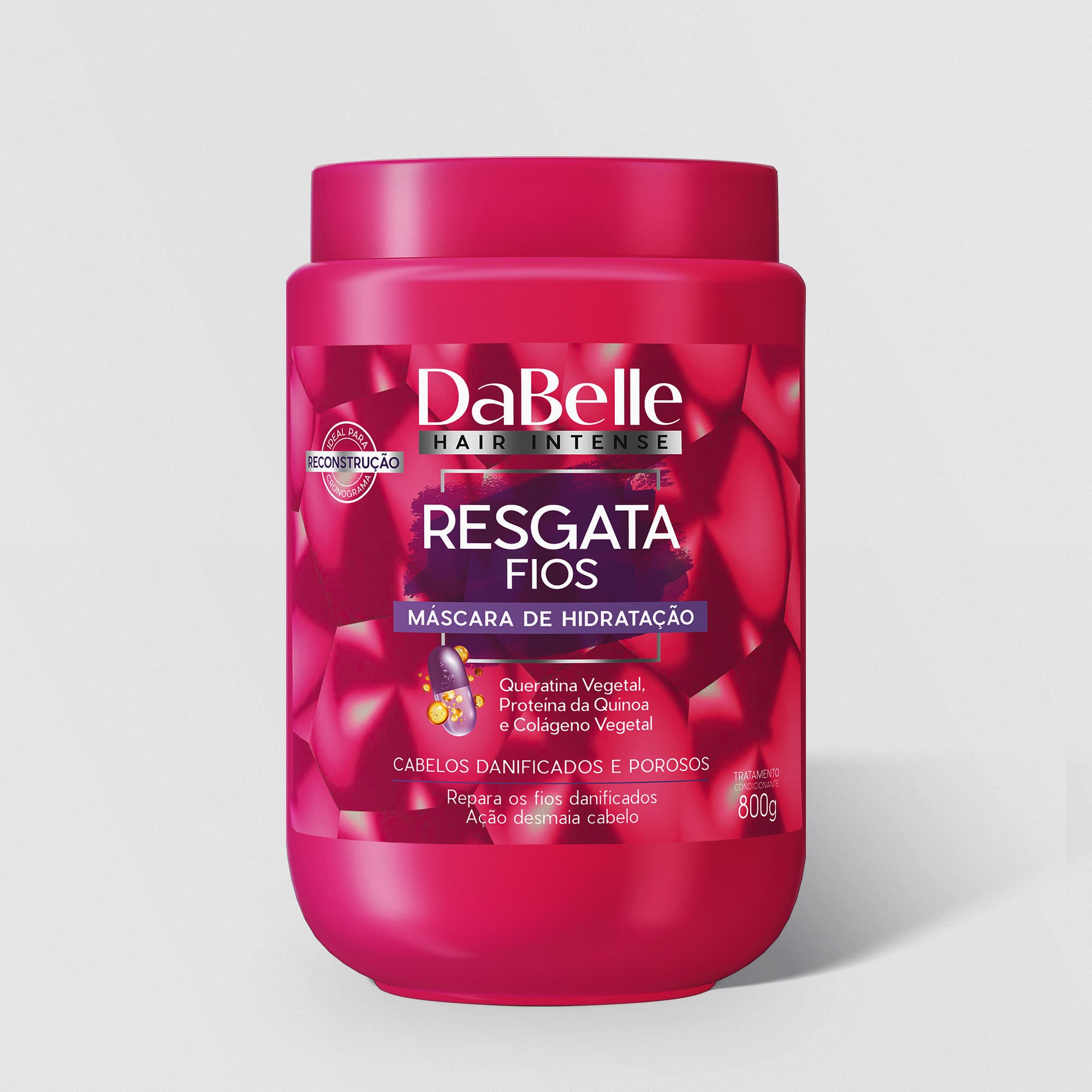 Máscara Hidratação Resgata Fios - Dabelle Hair 800g
