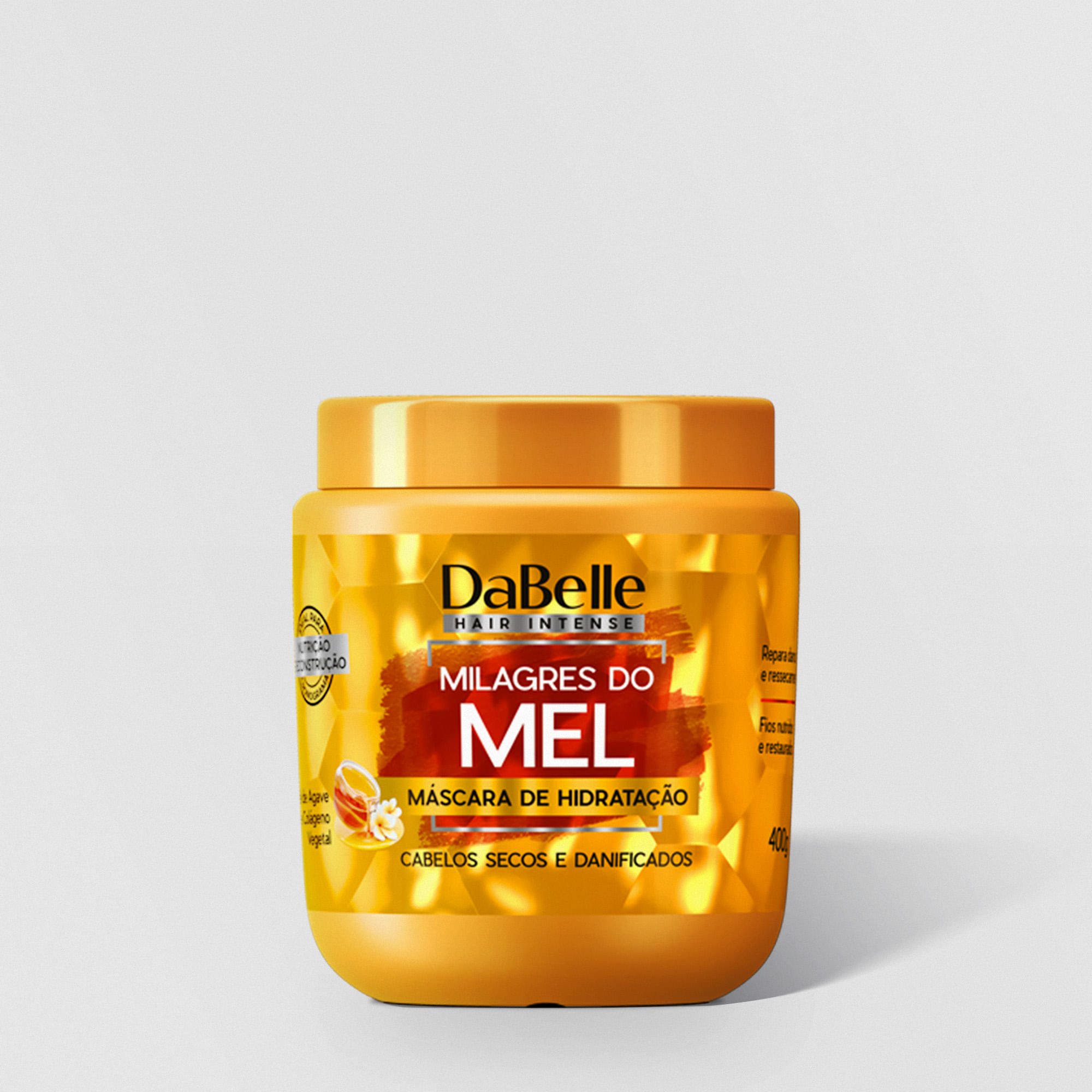 Máscara Hidratação Milagres do Mel - Dabelle Hair 400g