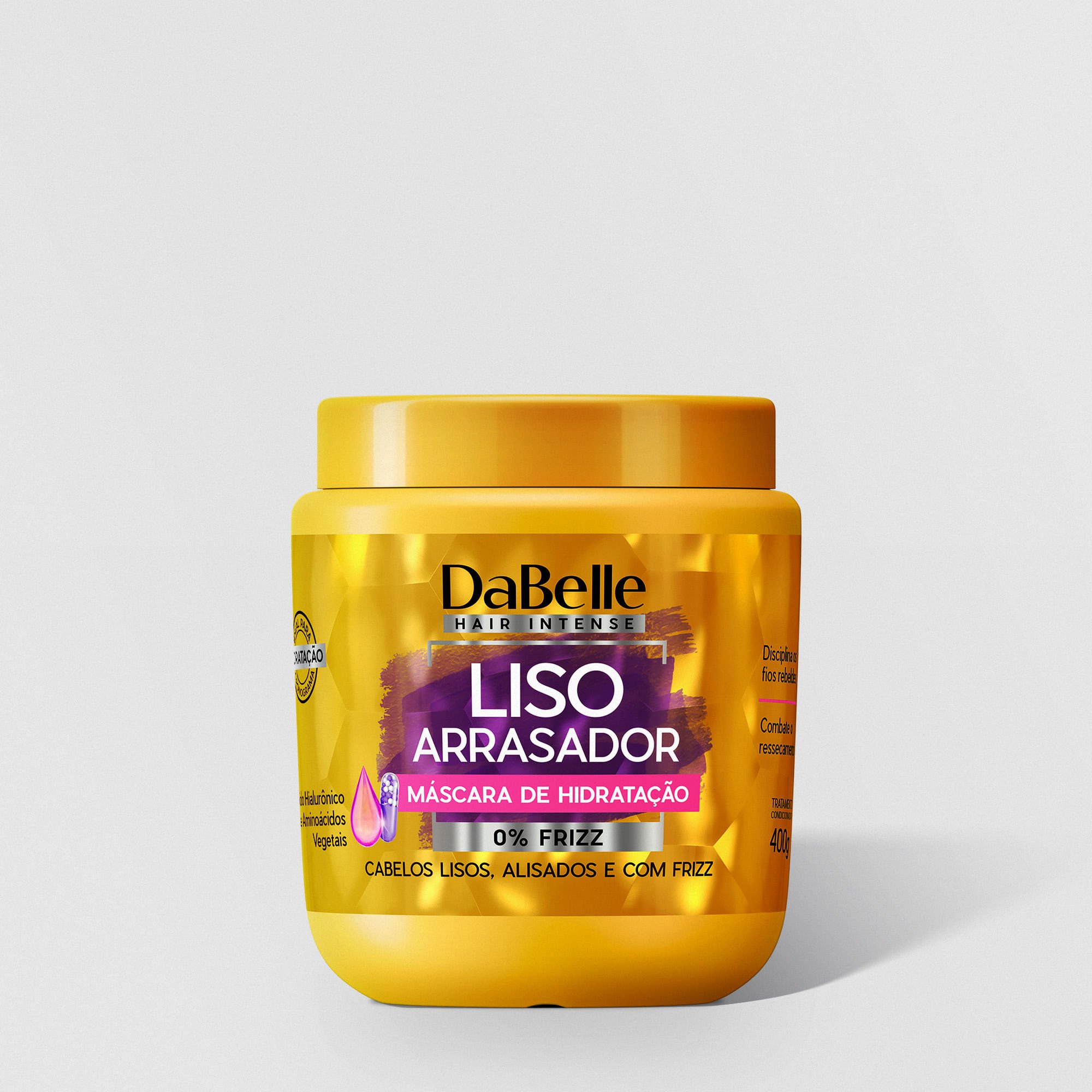 Máscara Hidratação Liso Arrasador - Dabelle Hair 400g