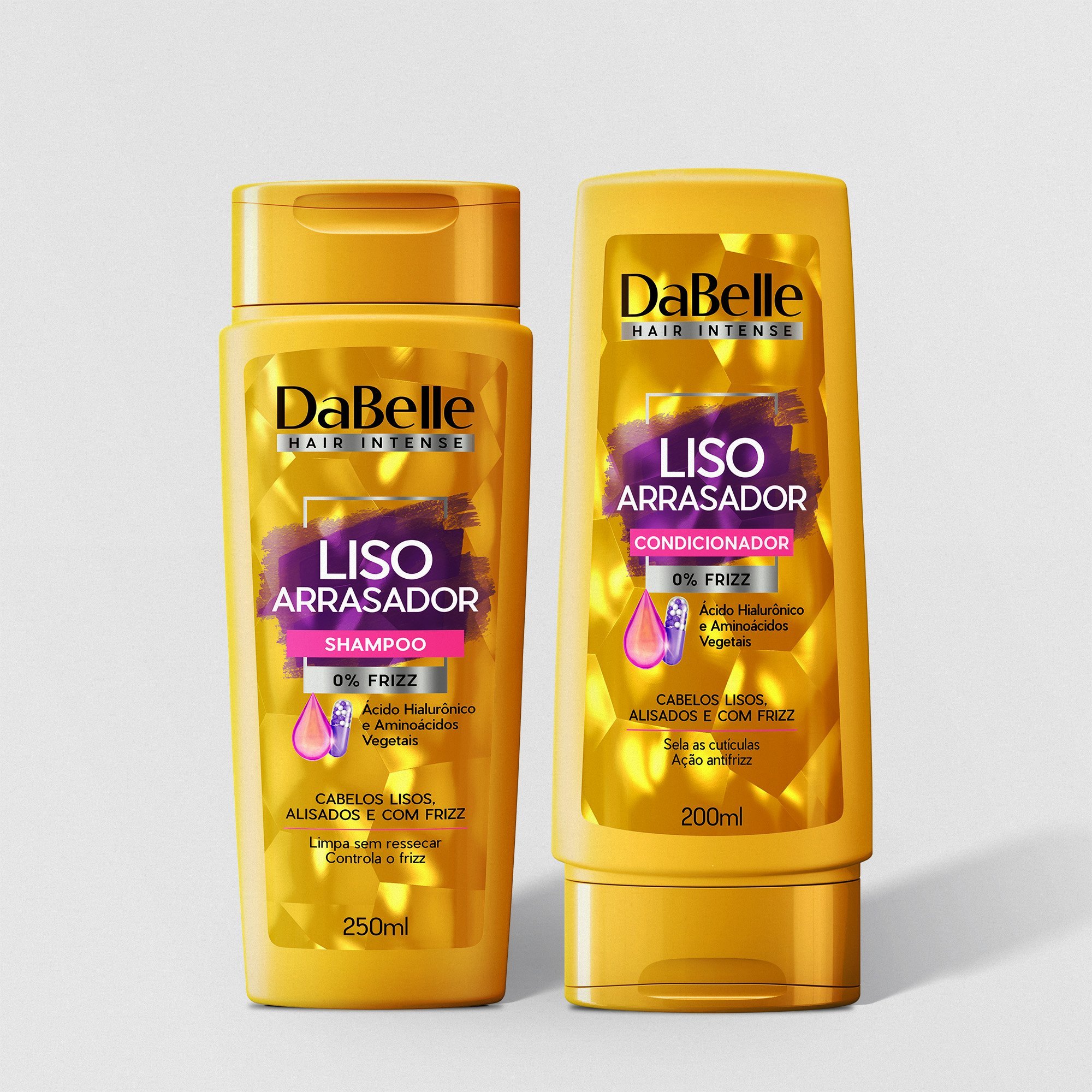 Kit Shampoo e Condicionador Liso Arrasador - Dabelle Hair