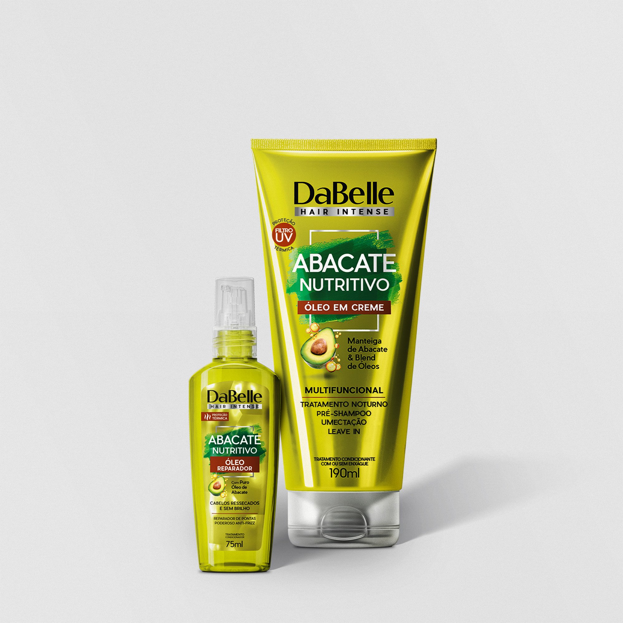 Kit Reparação e Nutrição Abacate Nutritivo Dabelle Hair