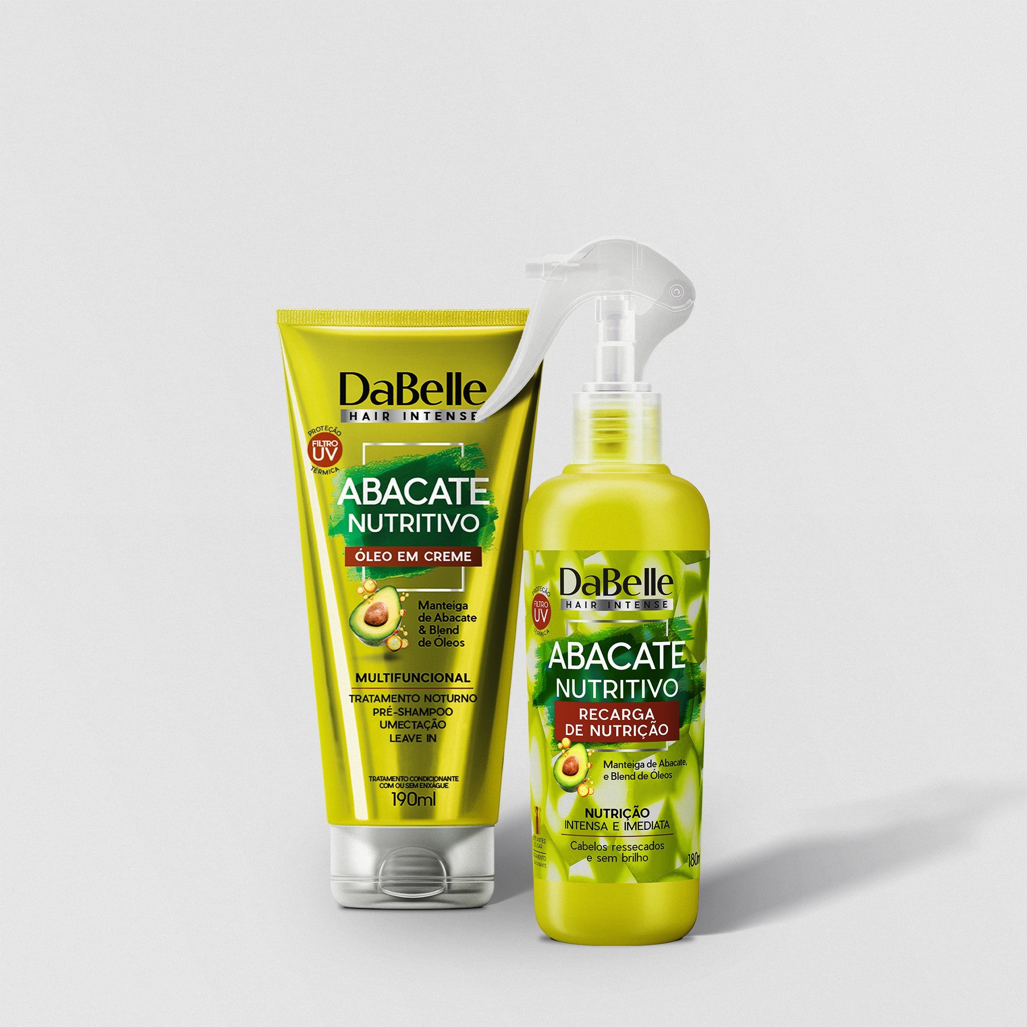 Kit Dupla Nutrição Abacate Nutritivo Dabelle Hair
