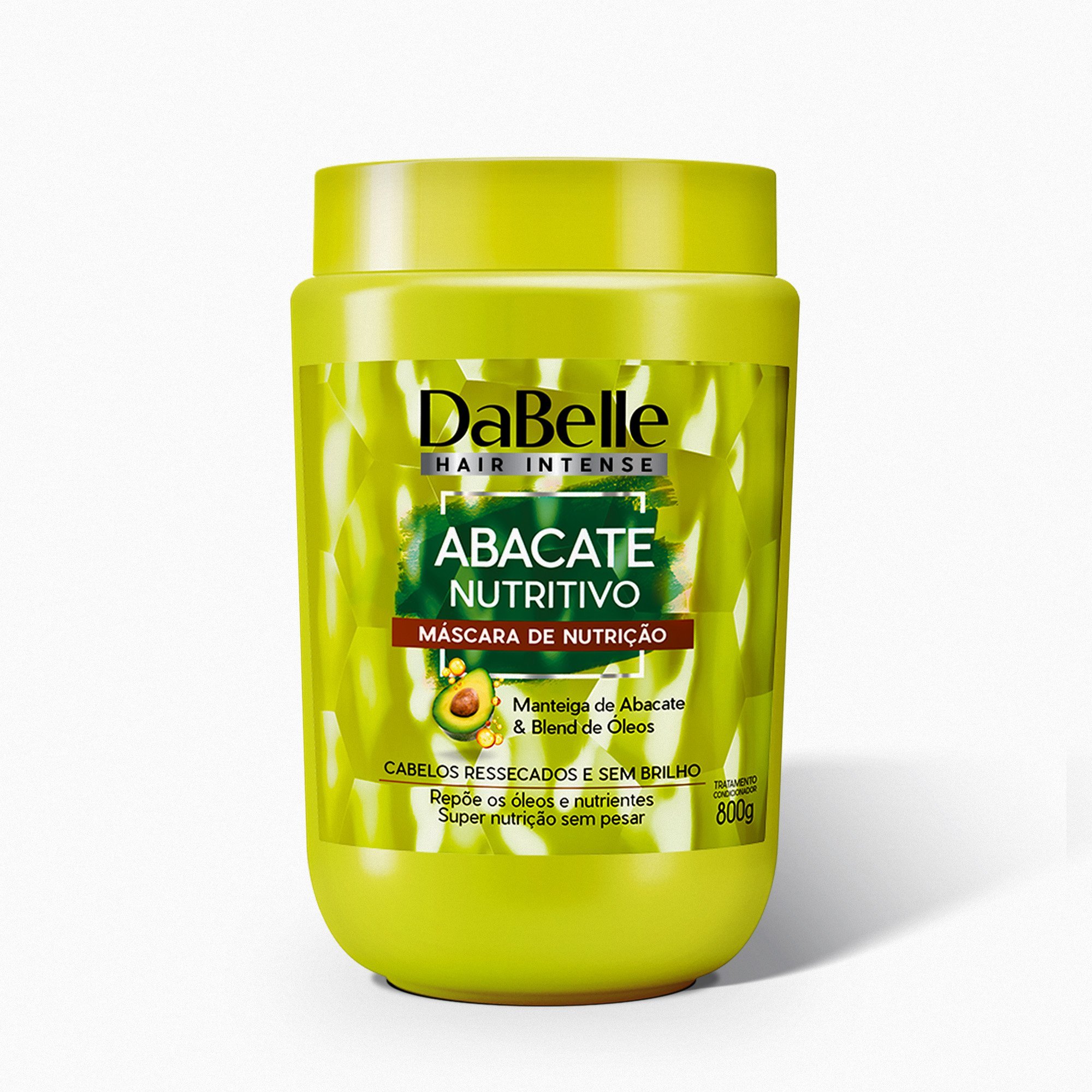 Kit Completo Abacate Nutritivo Dabelle Hair 800g - 6 Produtos ÚNICO 4