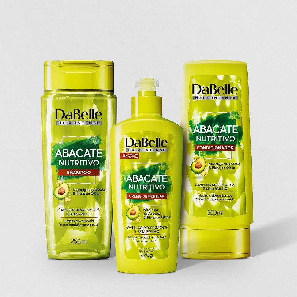 Kit Básico Abacate Nutritivo - Dabelle Hair