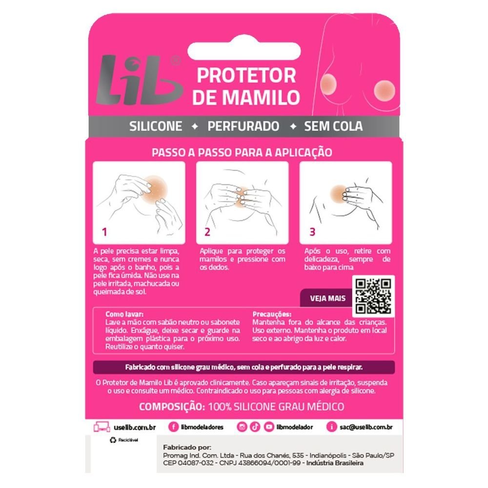 Protetor de Mamilo Sem Cola Bege 3