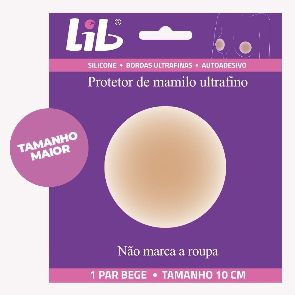 Protetor de Mamilo Ultrafino Reutilizável 10cm