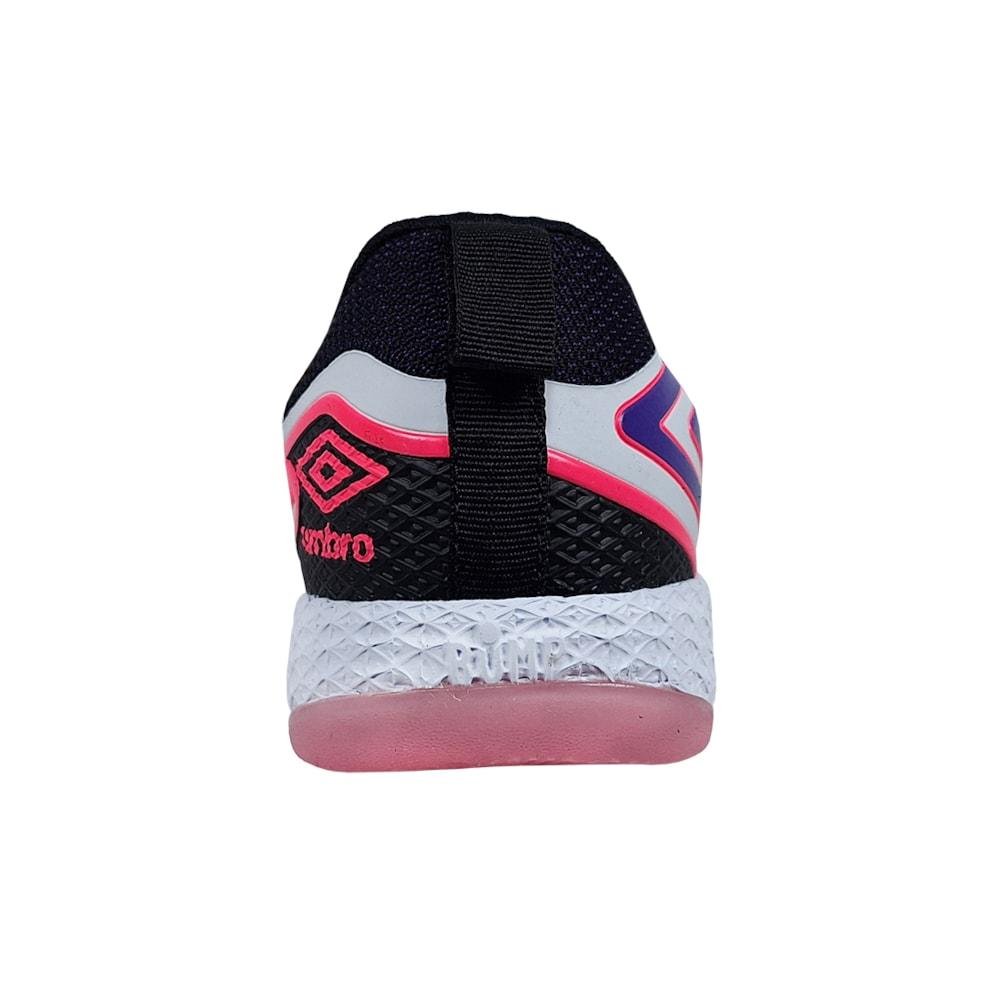 Chuteira Futsal Umbro Pro 5 Bump Branco/Roxo 5