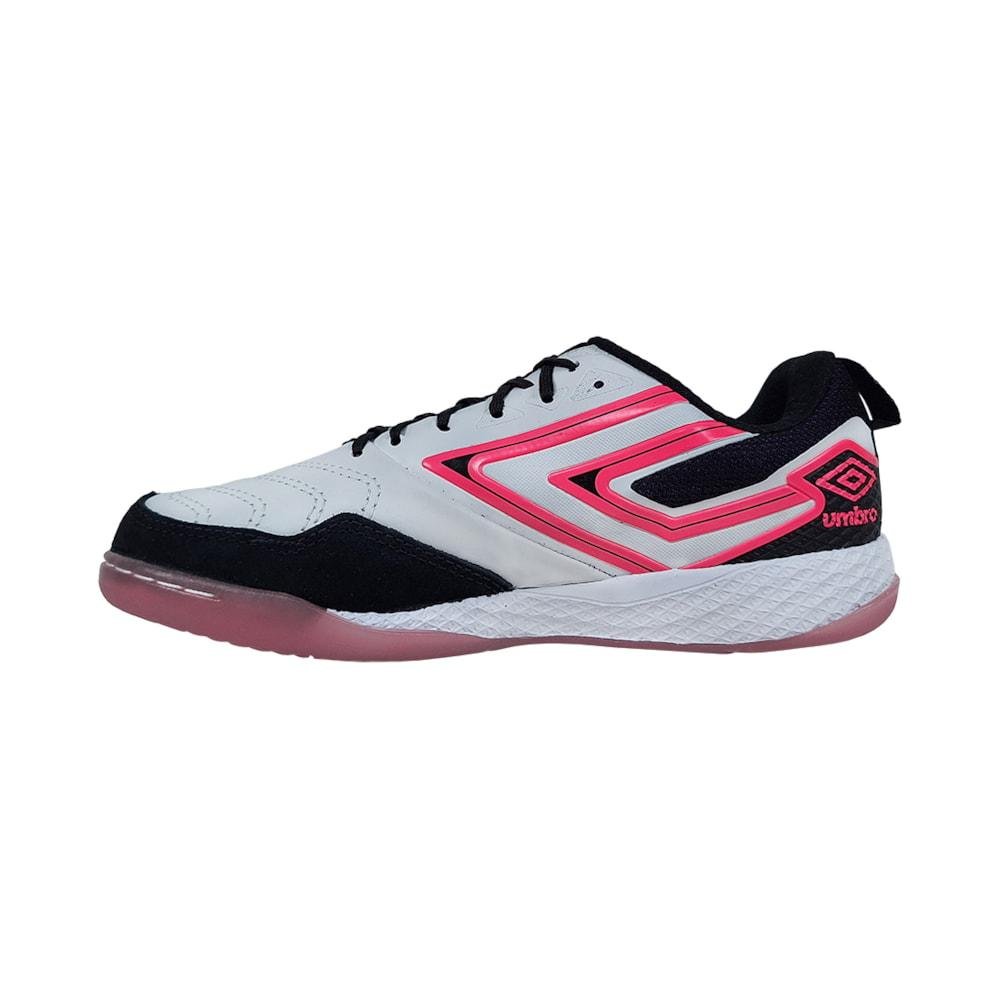 Chuteira Futsal Umbro Pro 5 Bump Branco/Roxo 8
