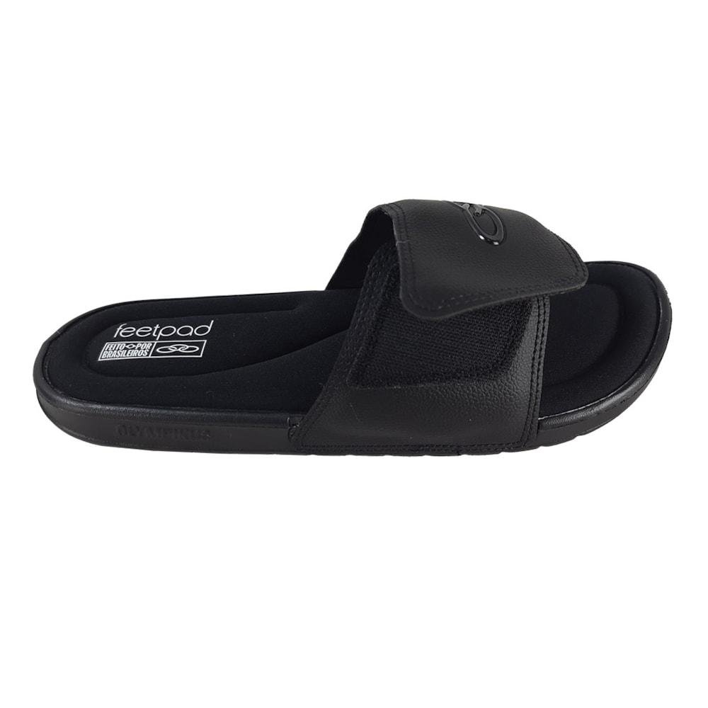 Chinelo Olympikus Melbourne Slide Unissex Preto 5
