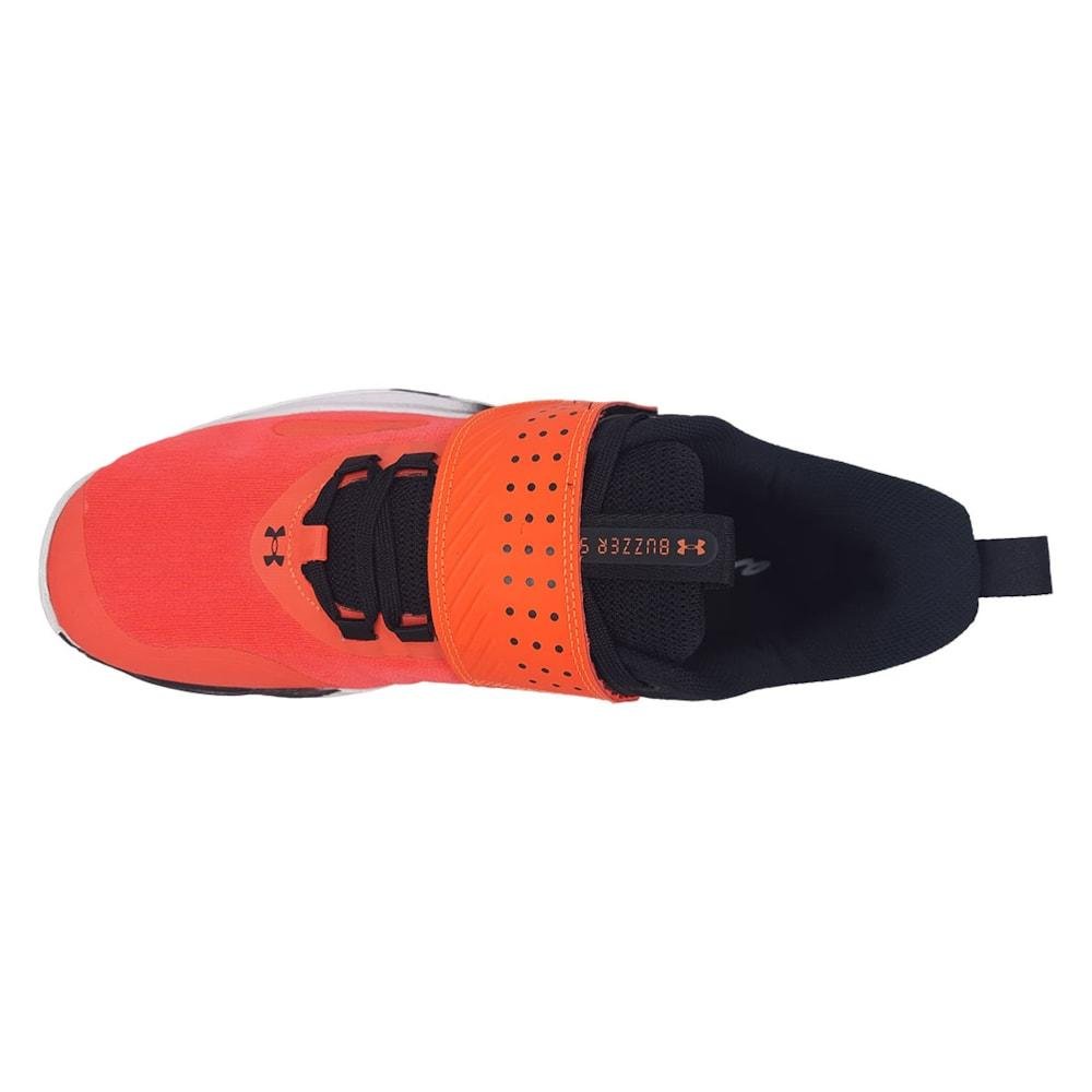 Tênis Under Armour Buzzer SE Laranja Masculino Laranja/Preto 4