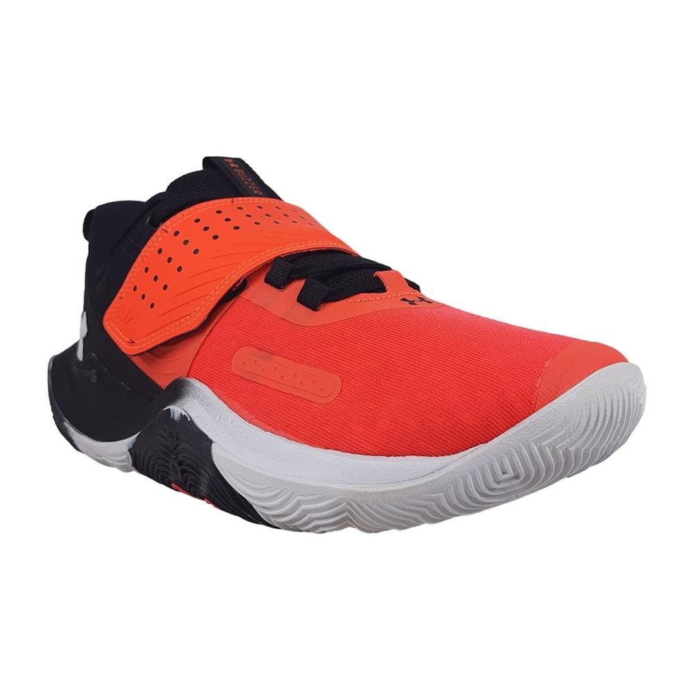 Tênis Under Armour Buzzer SE Laranja Masculino Laranja/Preto 5