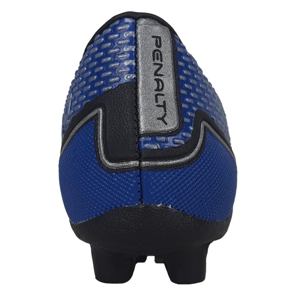Chuteira de Campo Penalty Garra Y-2.0 Infantil Preto/Azul 5