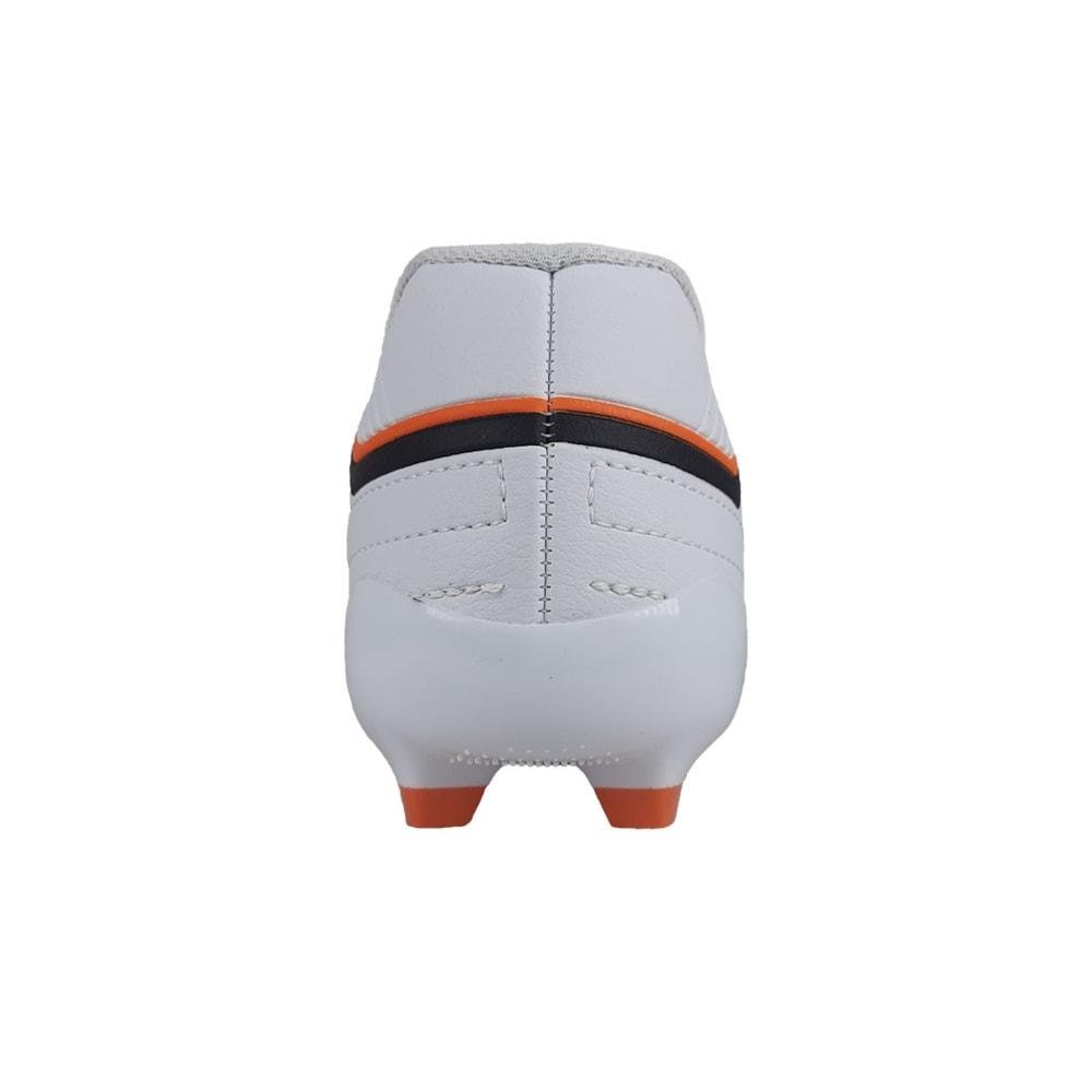 Chuteira de Campo Umbro Speciali Classic Unissex Branco/Laranja 5