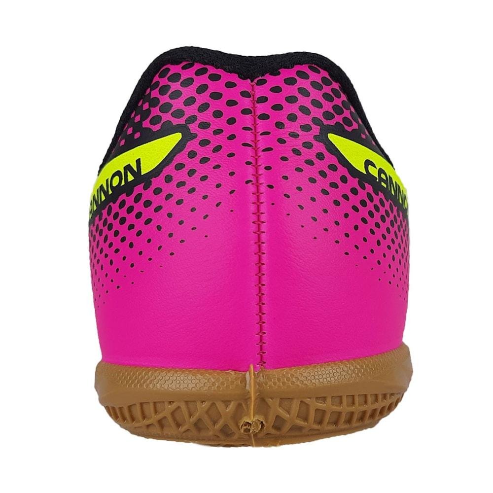 Chuteira Futsal Umbro Cannon JR Infantil Rosa/Verde 6
