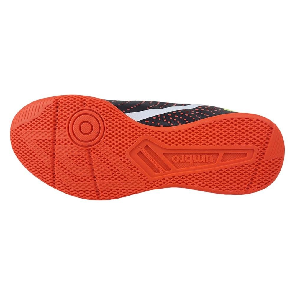 Chuteira Futsal Umbro Flip Kids Infantil Preto/Laranja 3