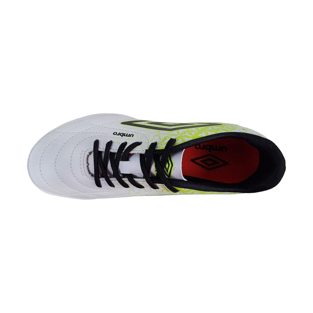 Chuteira Futsal Umbro Class Neo Adulto Branco/Verde 10