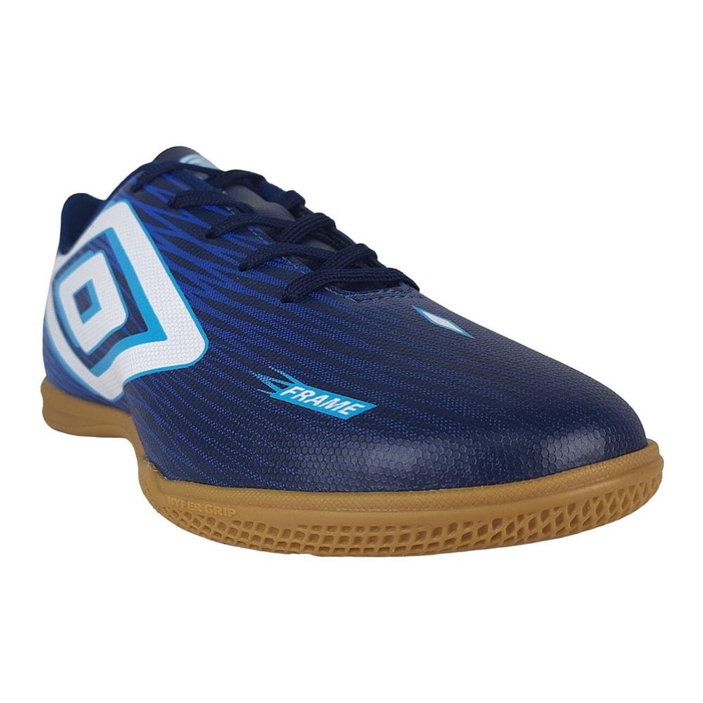 Chuteira Futsal Umbro Frame Adulto Azul 5