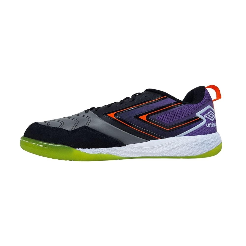 Chuteira Futsal Umbro Pro 5 Bump Cinza/Preto 8