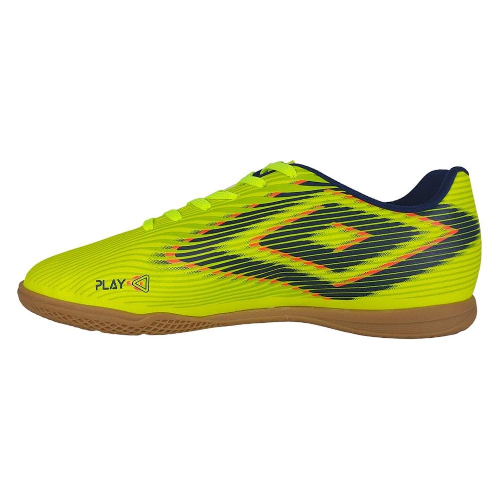 Chuteira Futsal Umbro Play Adulto Verde/Azul 2