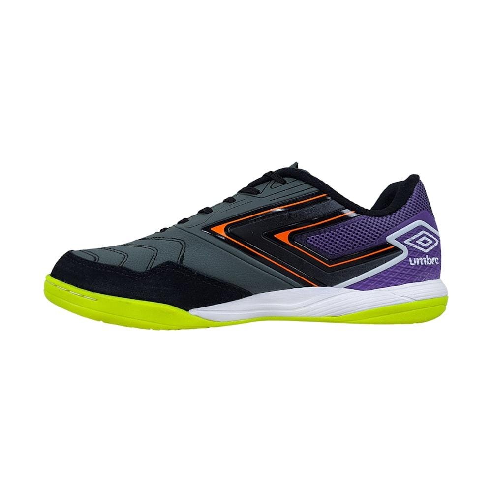 Chuteira Futsal Umbro Pro 5 Bump Club Cinza/Preto 2