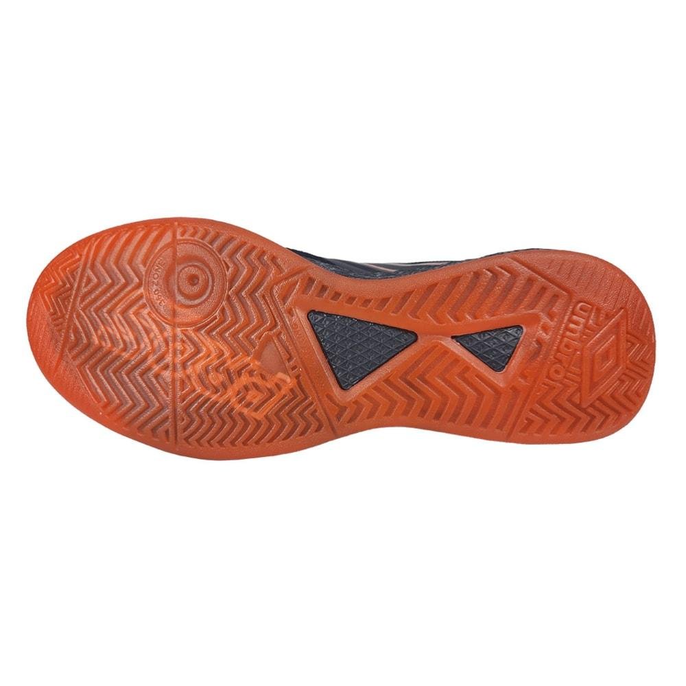 Chuteira Futsal Umbro Pro 5 Bump Preto e Laranja Unissex Preto/Laranja 3