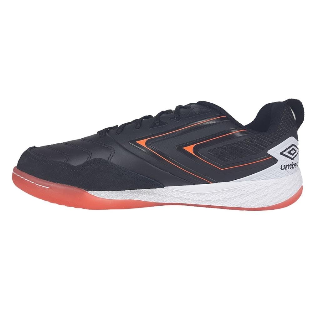 Chuteira Futsal Umbro Pro 5 Bump Preto e Prata Adulto Preto/Prata 2