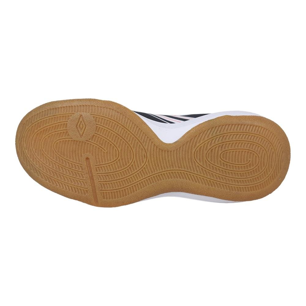 Chuteira Futsal Umbro Pro 5 JR Infantil Preto/Laranja 3