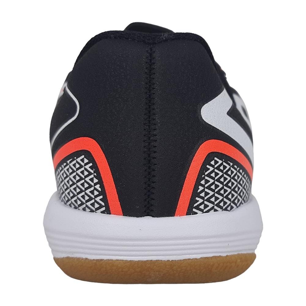 Chuteira Futsal Umbro Pro 5 JR Infantil Preto/Laranja 6