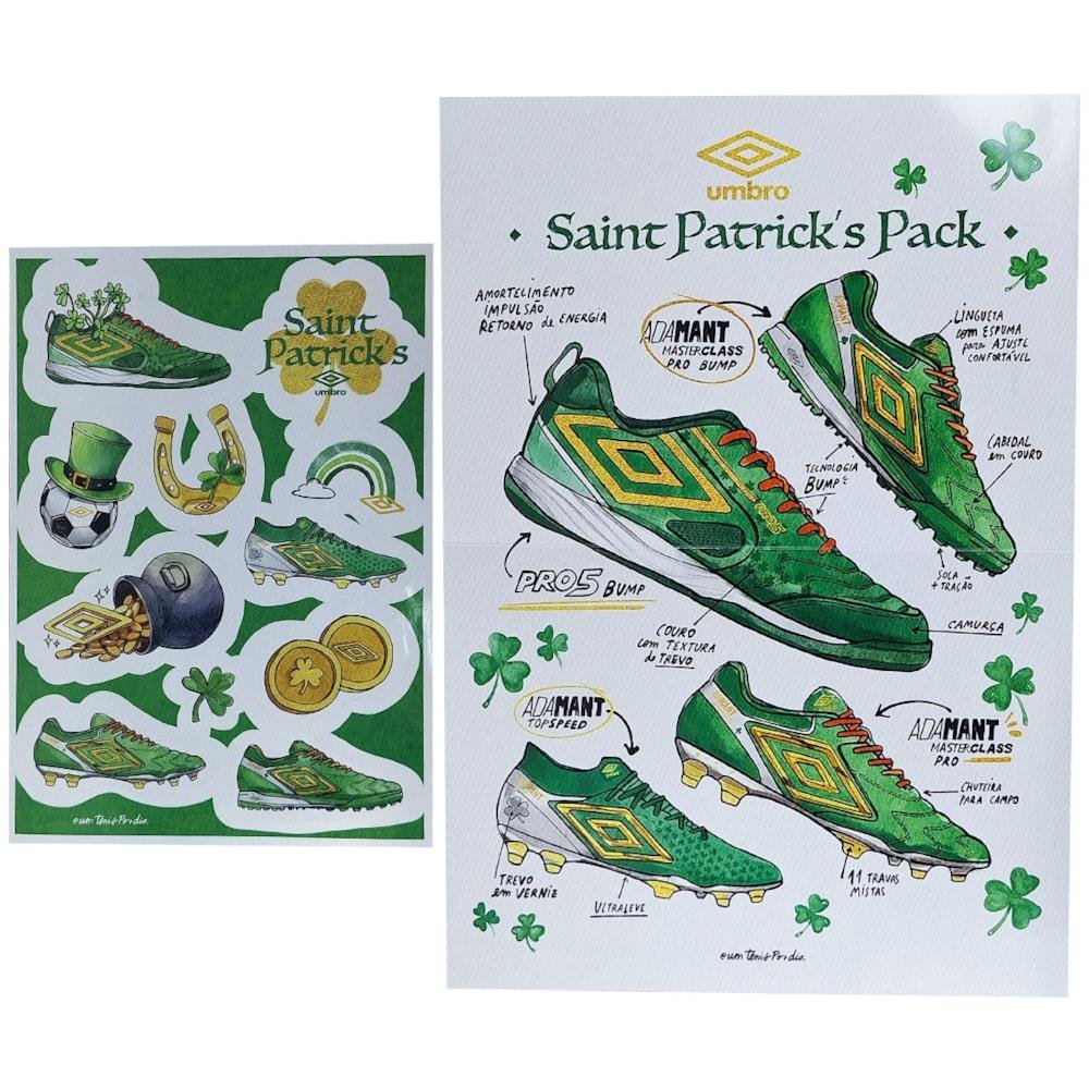 Chuteira Society Umbro Adamant Master Class Pro Adulto Verde 6