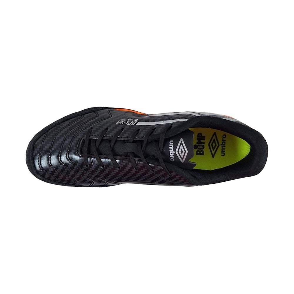 Chuteira Society Umbro Pro 5 Bump Club Preto/Laranja 10