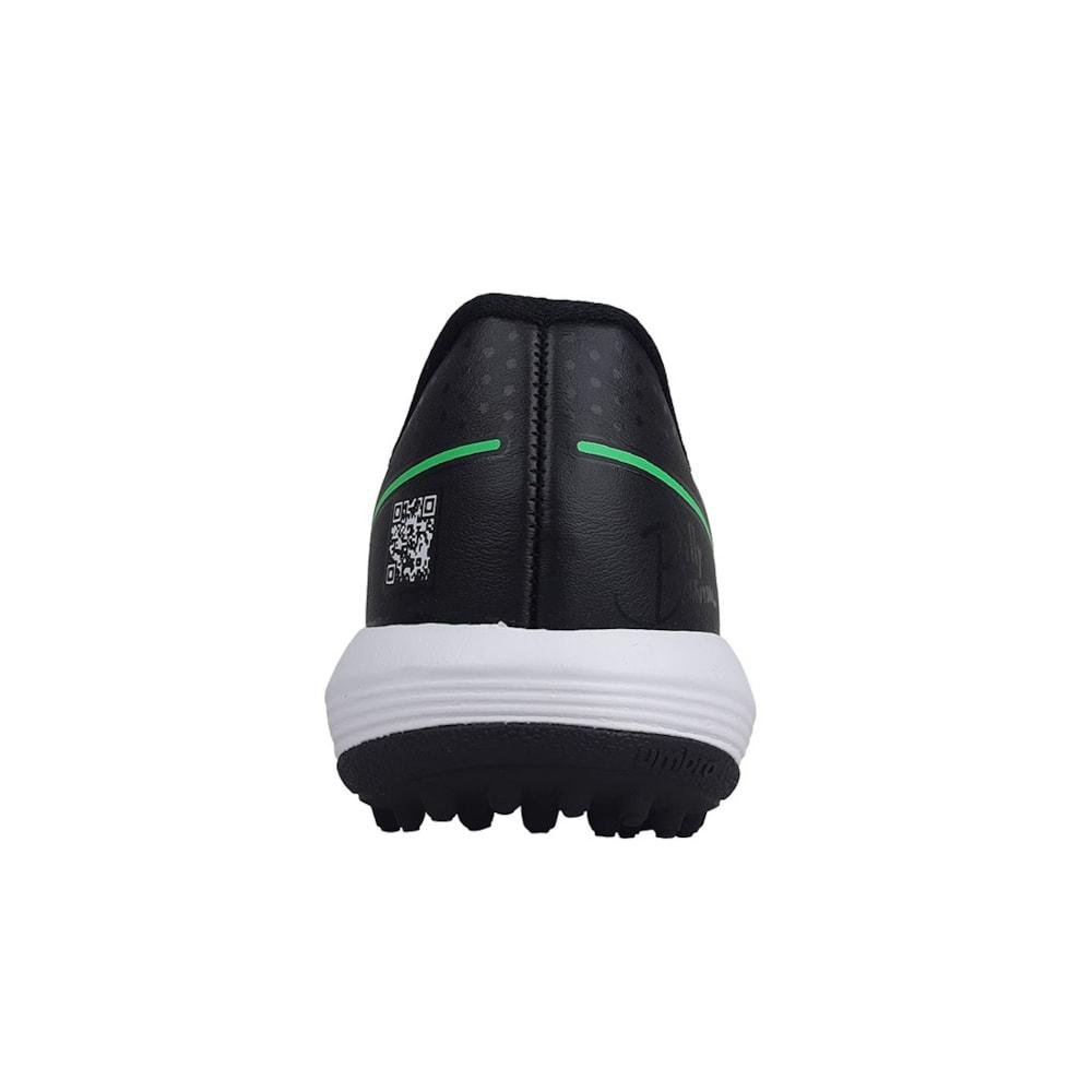 Chuteira Society Umbro Pro 5 JR Infantil Preto/Laranja 5