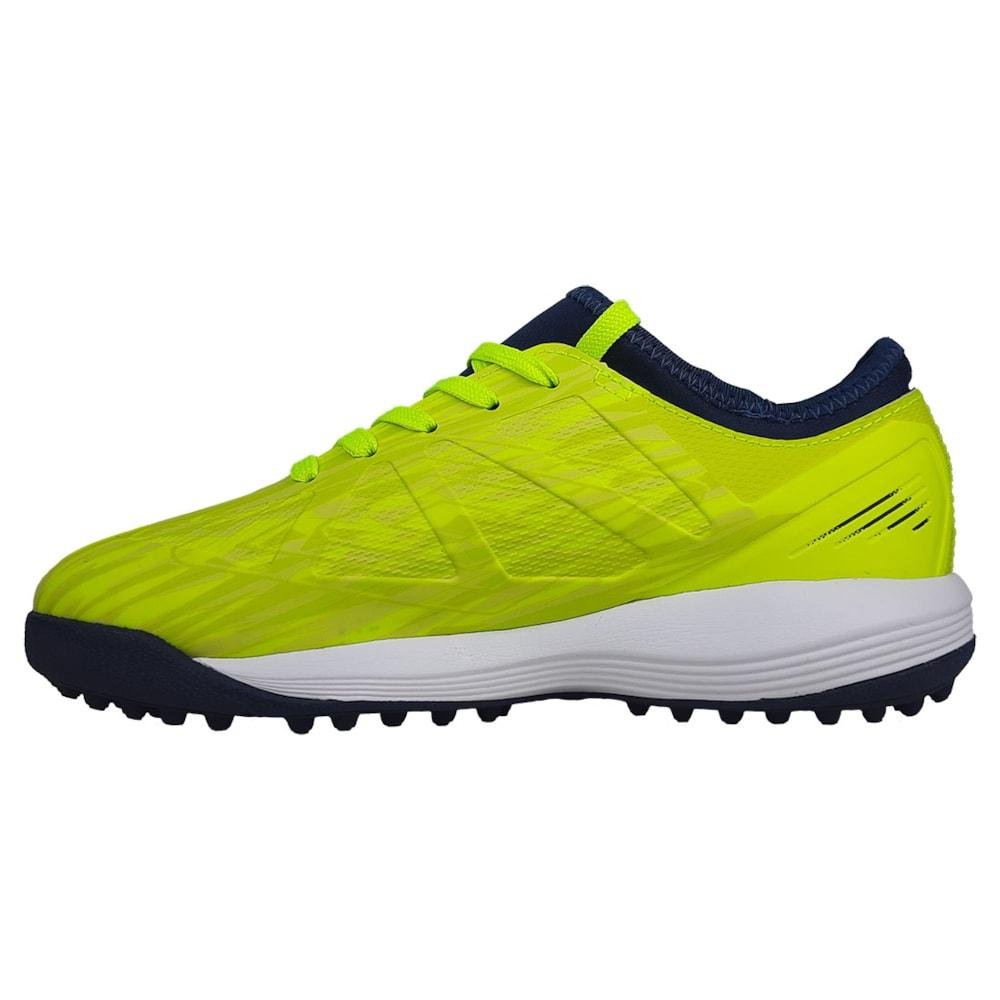 Chuteira Society Umbro Ultimate JR Infantil Verde/Azul 2