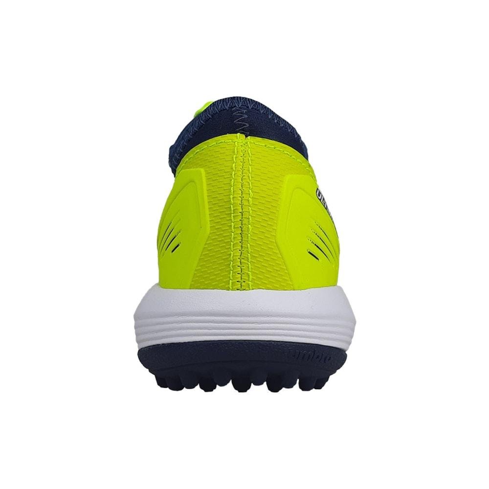 Chuteira Society Umbro Ultimate JR Infantil Verde/Azul 5