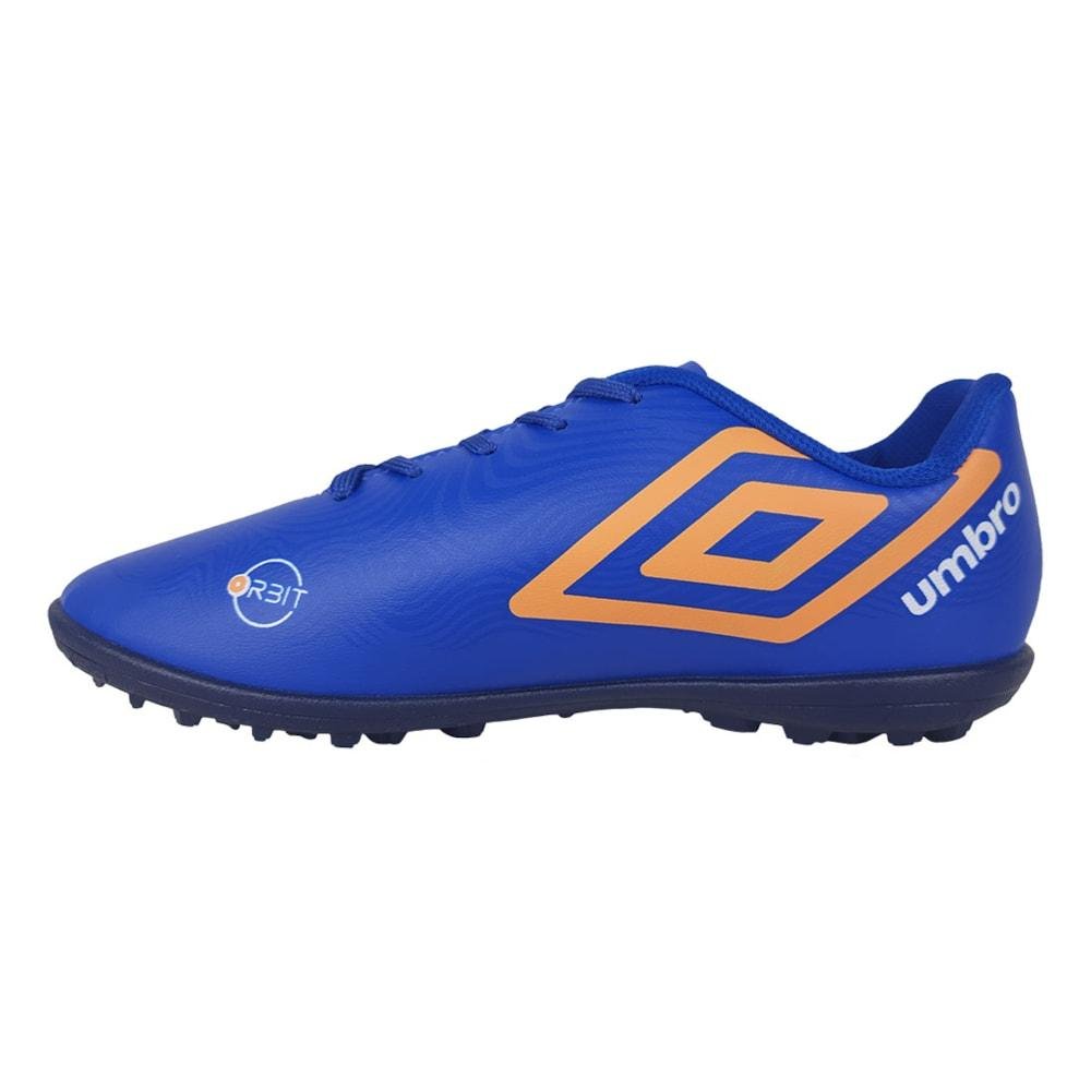 Chuteira Society Umbro Orbit Infantil Azul 2
